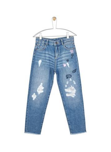 Dorothy Perkins *girls Vintage Wash Relaxed Fit Jeans 