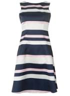 Dorothy Perkins *luxe Navy And White Prom Dress