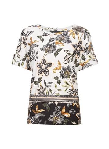 Dorothy Perkins Multi Colour Floral Print Turn Back Utility T-shirt