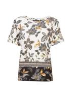 Dorothy Perkins Multi Colour Floral Print Turn Back Utility T-shirt