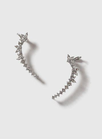 Dorothy Perkins Haematite Stone Ear Cuffs