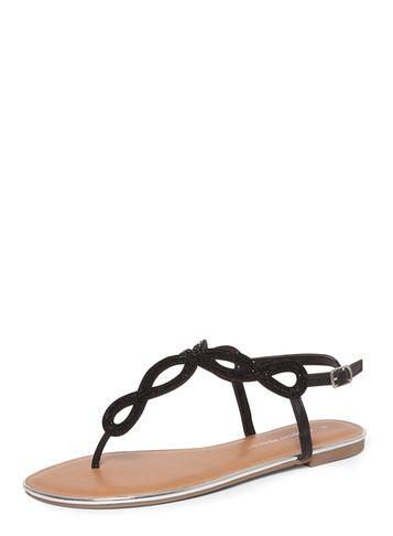 Dorothy Perkins Black 'fiesta' Embellished Sandals