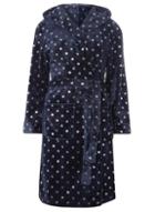 Dorothy Perkins Navy Metallic Star Print Dressing Gown