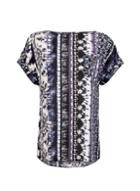Dorothy Perkins Black And White Tie Dye T-shirt