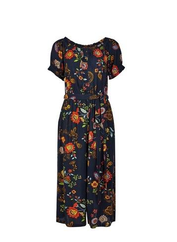 Dorothy Perkins Bright Blue Sarasa Floral Print Jumpsuit
