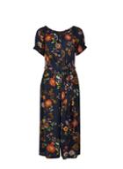 Dorothy Perkins Bright Blue Sarasa Floral Print Jumpsuit