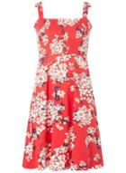 Dorothy Perkins *tall Red Floral Sheer Camisole Dress