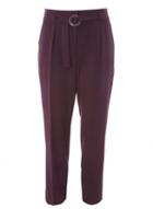 Dorothy Perkins Purple Circle Tapered Trousers
