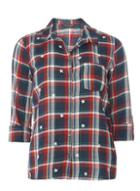 Dorothy Perkins Star Embroidered Check Shirt
