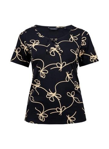 Dorothy Perkins *dp Curve Black Rope Tie Front Top
