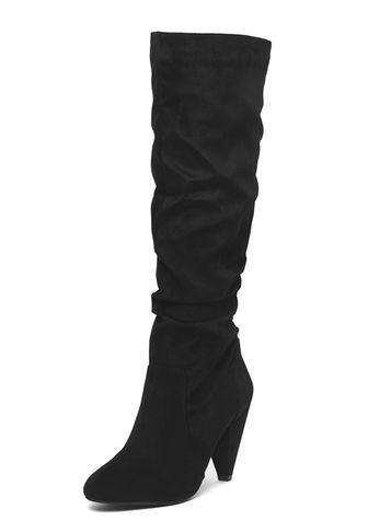 Dorothy Perkins Black 'keela' Ruched Boots