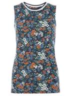 Dorothy Perkins Navy Ditsy Sport Tank Top