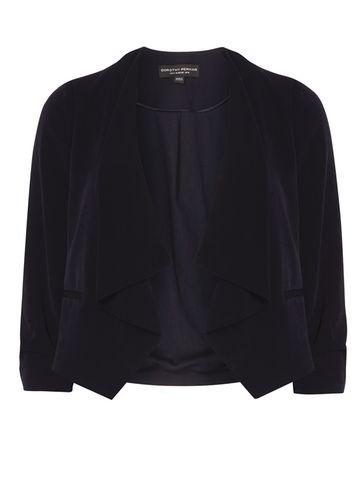 Dorothy Perkins Navy Soft Waterfall Jacket