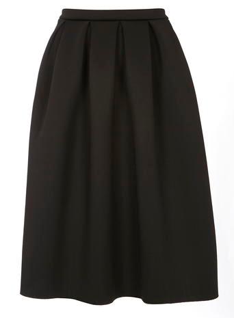 Dorothy Perkins Black Jersey Prom Skirt