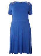 Dorothy Perkins Dp Curve Cobalt Fit And Flare Dress