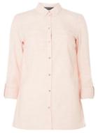 Dorothy Perkins *tall Blossom Button Slub Shirt