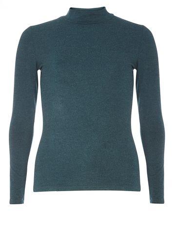Dorothy Perkins Green High Neck Top