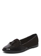 Dorothy Perkins Wide Fit Black 'libby' Loafers