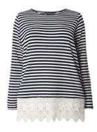 Dorothy Perkins Dp Curve Grey Ribbed Bardot Top