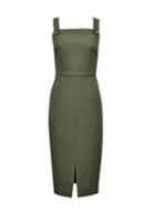 Dorothy Perkins Khaki Utility Pinafore Dress