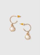 Dorothy Perkins Gold Mini Disc Drop Earrings