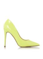 *head Over Heels By Dune Lime 'aimees' Court Shoes