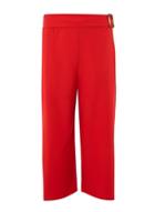 Dorothy Perkins Red Horn Crop Trousers