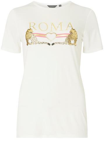 Dorothy Perkins *tall Ivory 'roma' T-shirt