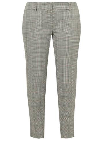 Dorothy Perkins Petite Grey Check Ankle Grazer Trousers