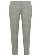 Dorothy Perkins Petite Grey Check Ankle Grazer Trousers