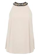 Dorothy Perkins Stone Embellished Cutaway Top