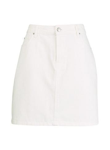 Dorothy Perkins Ecru Denim Mini Skirt