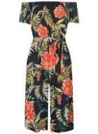 Dorothy Perkins Petite Navy Tropical Jumpsuit