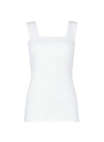Dorothy Perkins White Square Neck Vest