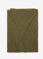 Dorothy Perkins *pieces Dark Green Wool Scarf