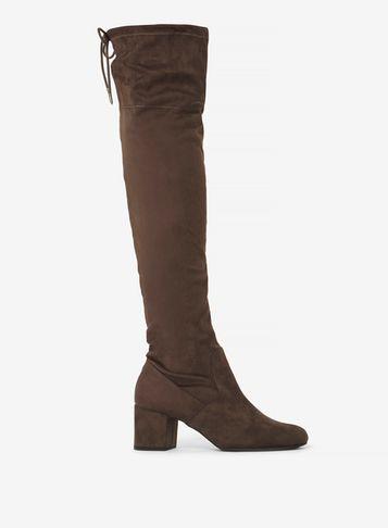 Dorothy Perkins Grey 'tasty' Knee High Boots