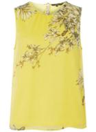 Dorothy Perkins *vero Moda Yellow Round Neck Top