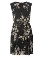 Dorothy Perkins *billie & Blossom Petite Black Floral Dress