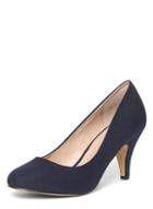 Dorothy Perkins Wide Fit Navy 'wilamina' Court Shoes.