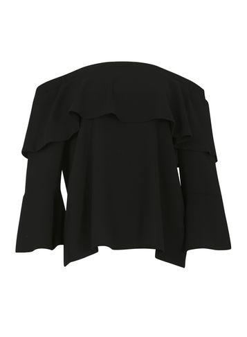 Dorothy Perkins *izabel London Black Bardot Top