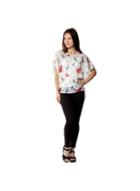 Dorothy Perkins *izabel London White Hummingbird T-shirt