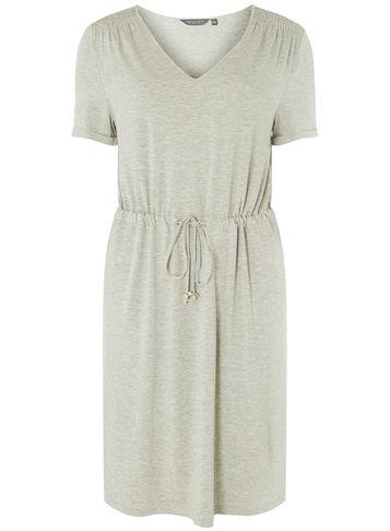Dorothy Perkins *tall Grey Marl Skater Dress