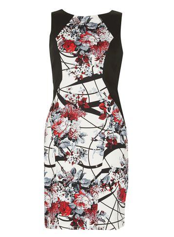 Dorothy Perkins *izabel London Multi Coloured Oriental Dress