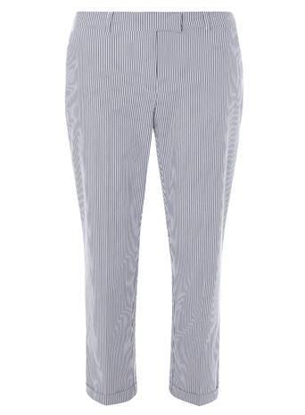 Dorothy Perkins Blue Pinstripe Straight Leg Trousers