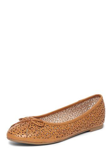 Dorothy Perkins Tan 'holiday' Laser Cut Pumps