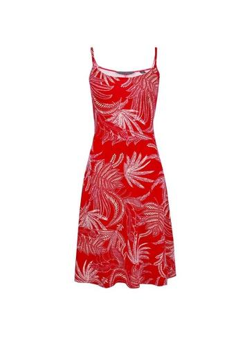 Dorothy Perkins Red Strappy Fit And Flare Dress