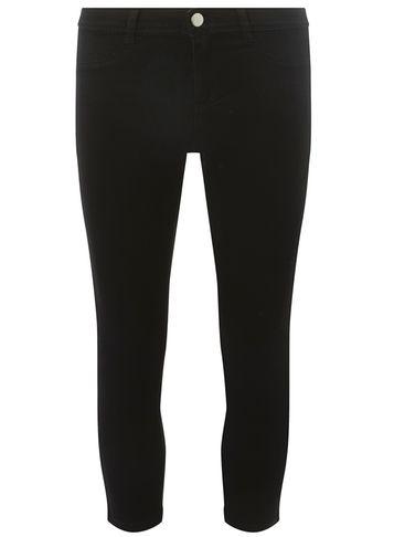 Dorothy Perkins Petite Black 'frankie' Ankle Grazer Jeans