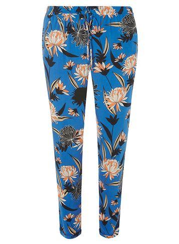 Dorothy Perkins Blue Oriental Floral Joggers