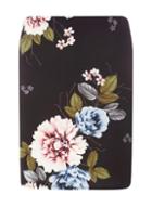 Dorothy Perkins Black Placement Floral Print Scuba Mini Skirt