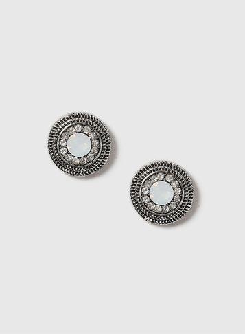 Dorothy Perkins Antique Rhinestone Studs Earrings